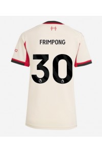 Fotbalové Dres Liverpool Jeremie Frimpong #30 Dámské Venkovní Oblečení 2025-26 Krátký Rukáv